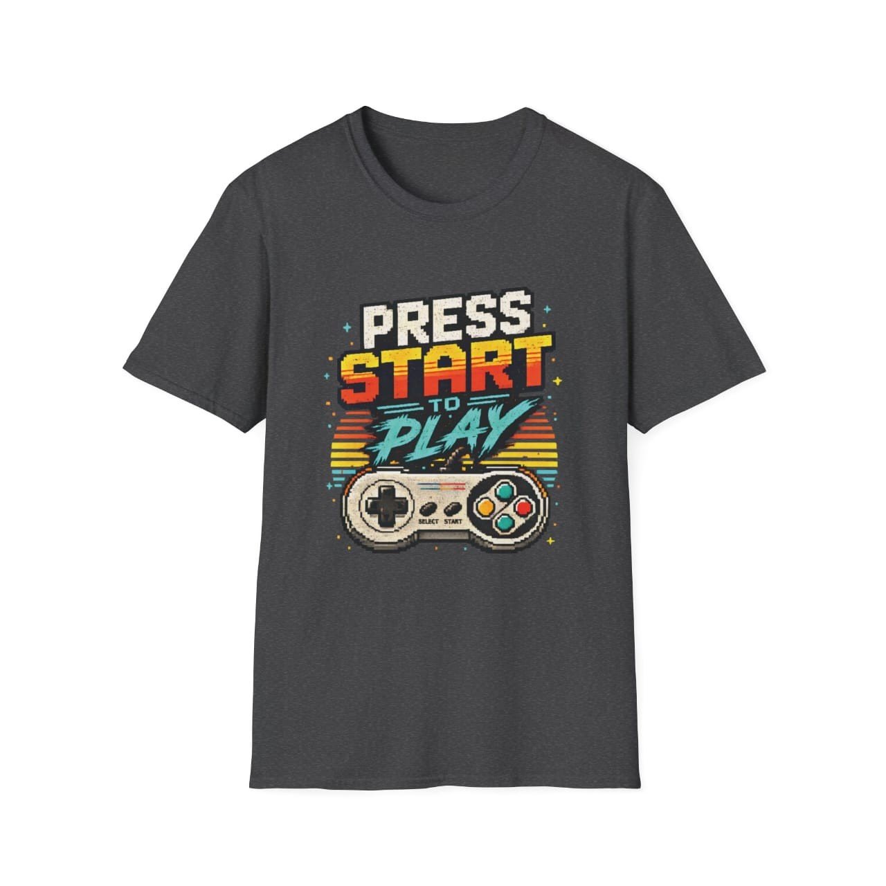 vyro-press-start-tee-front Press Start to Play Tee - Image 1