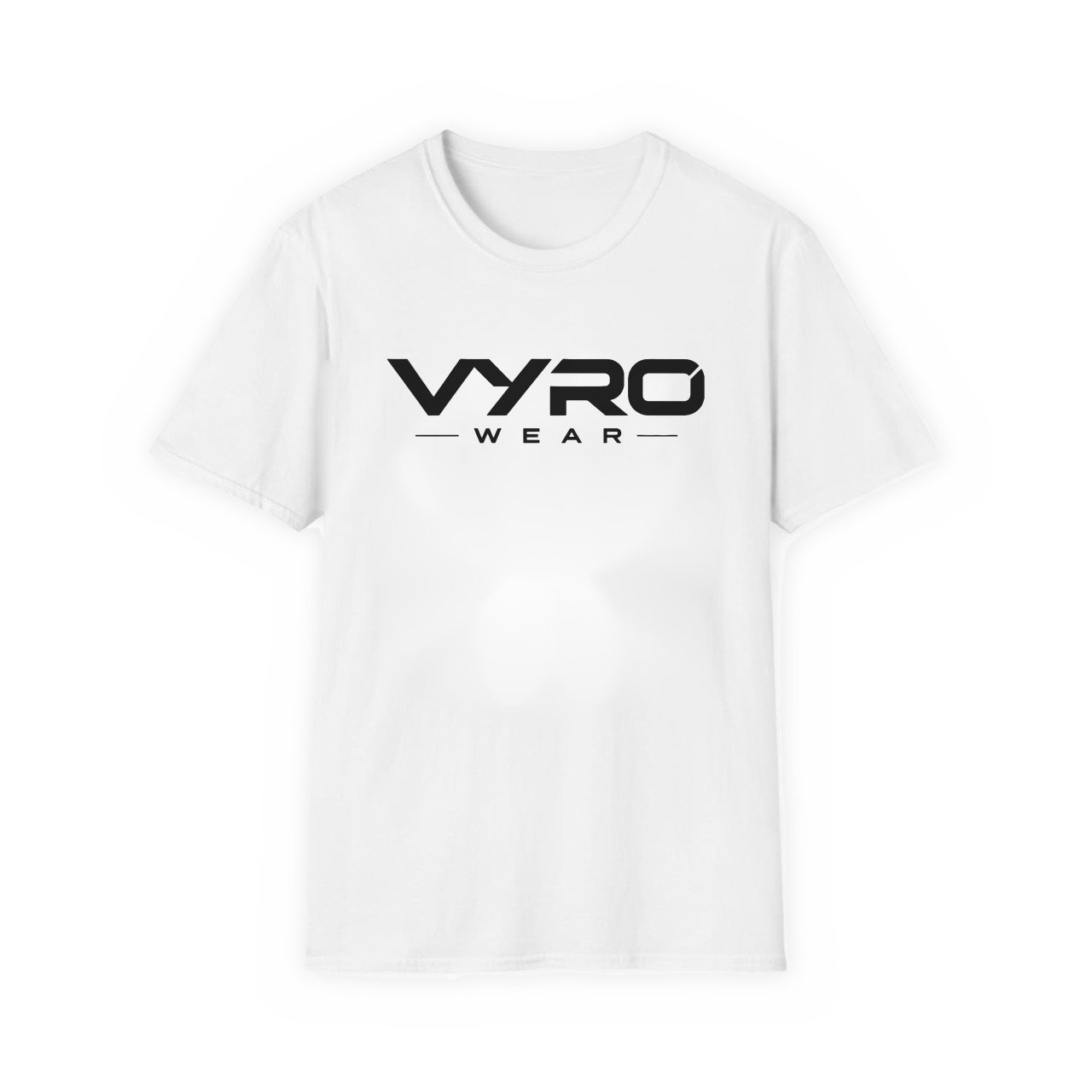 vyro-signature-logo-tee-white-front VYRO Signature Logo Tee – White - Image 1