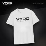 VYRO Signature Logo Tee – White - Image 3