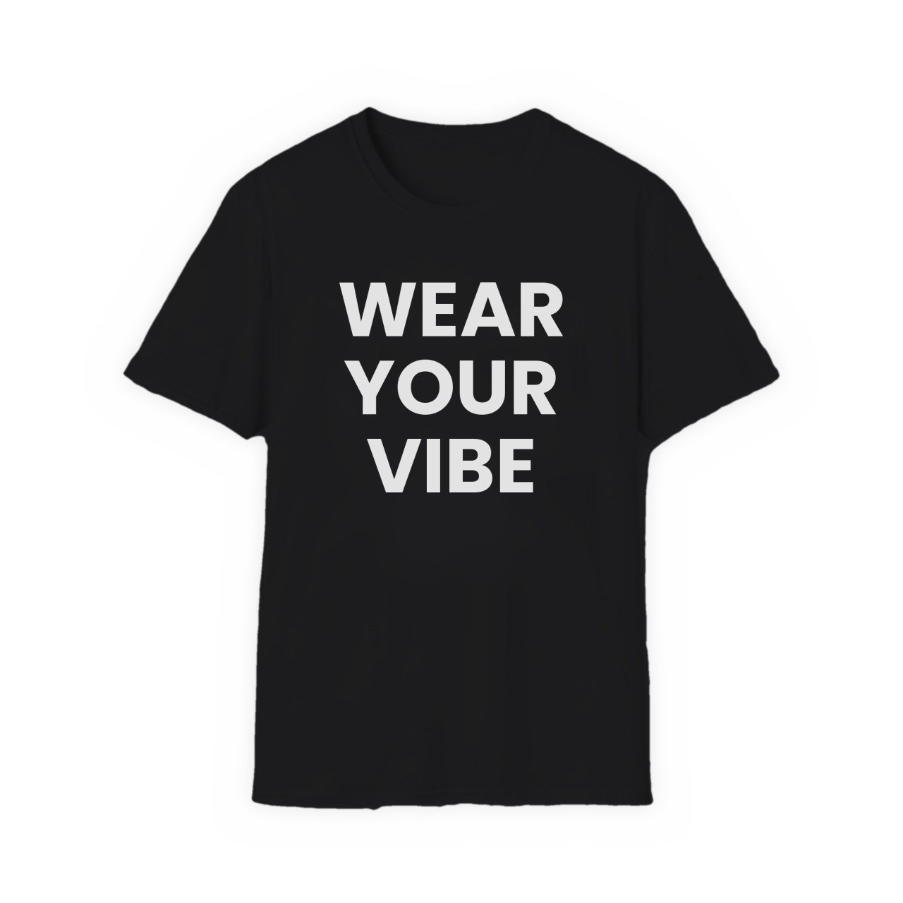 vyro-wear-your-vibe-tee-black-front Wear Your Vibe Tee – Black - Image 1